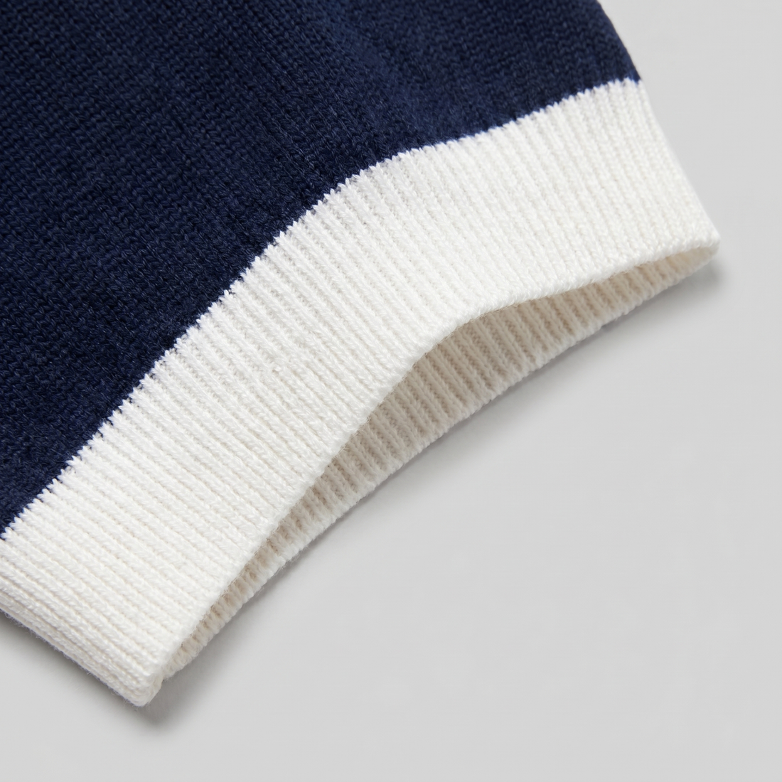 Men's Short Sleeve Knitted Polo Shirt