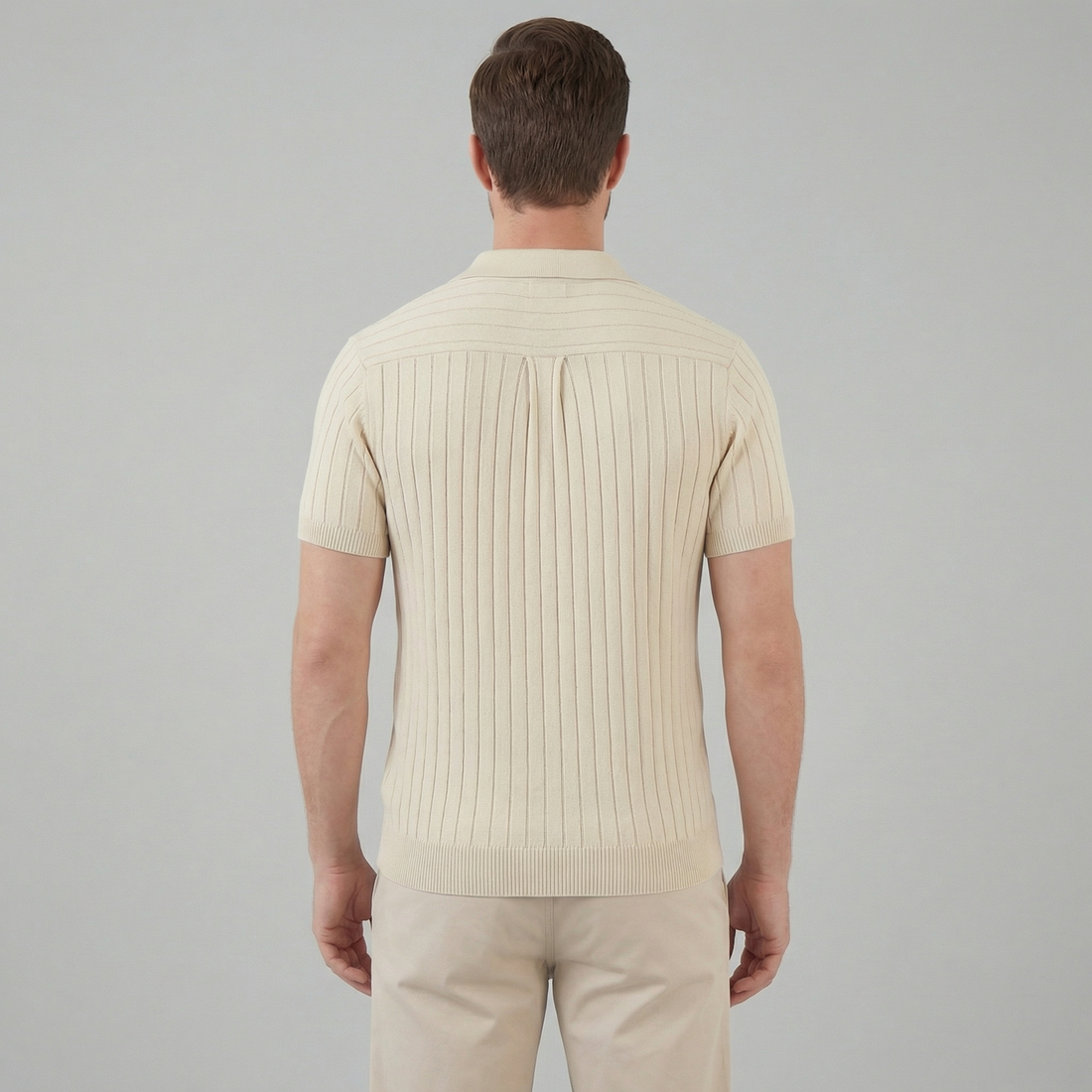 Men's Short Sleeve Knitted Shirt
