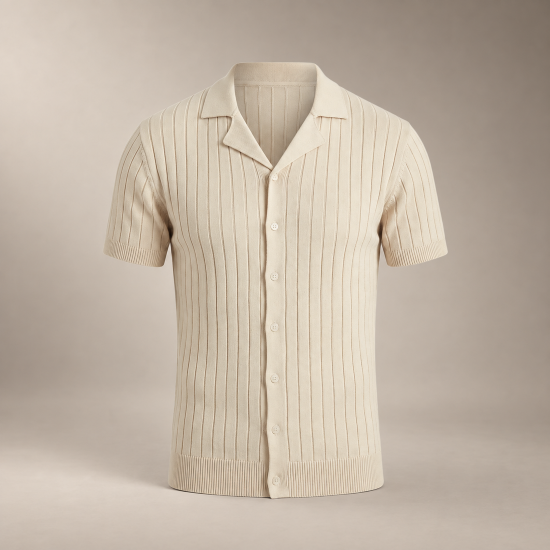 Men's Short Sleeve Knitted Shirt