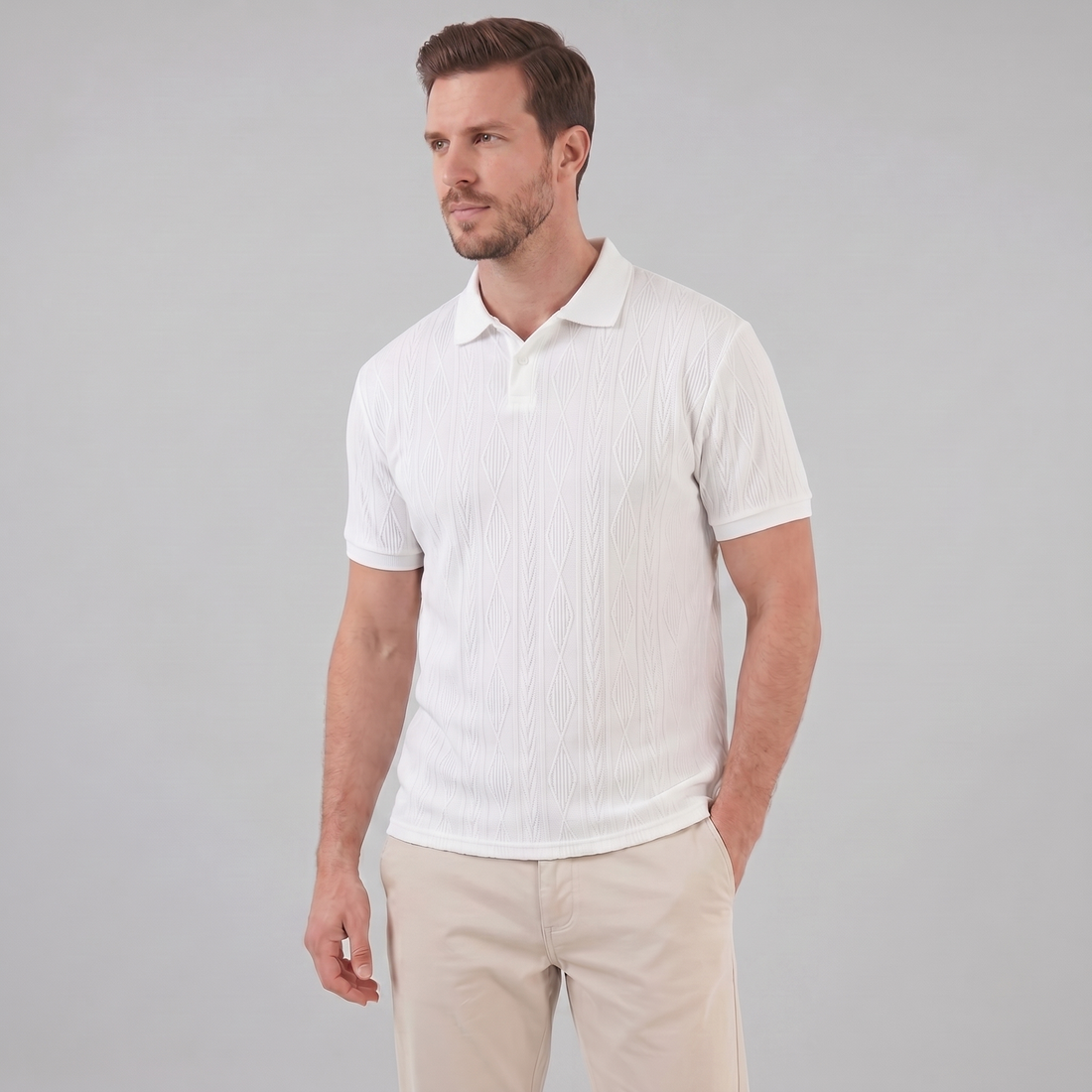 Men's Short Sleeve Polo Shirt - Casual Classic Design