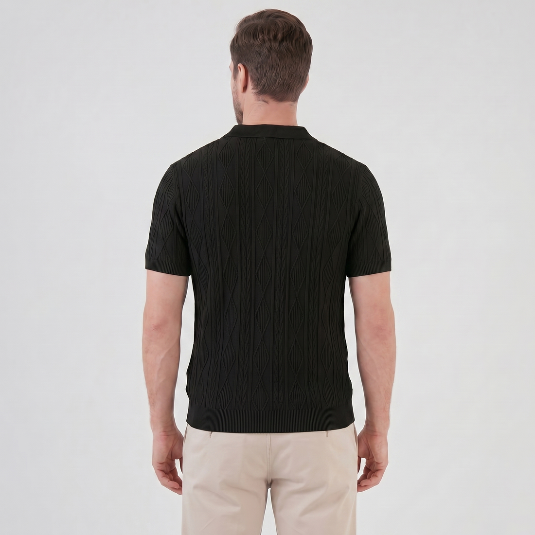 Men's Short Sleeve Polo Shirt - Casual Classic Design