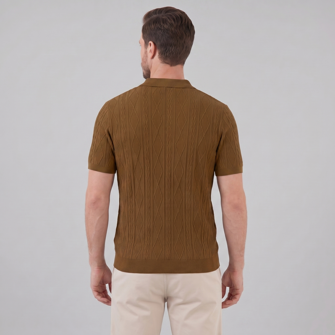 Men's Short Sleeve Polo Shirt - Casual Classic Design