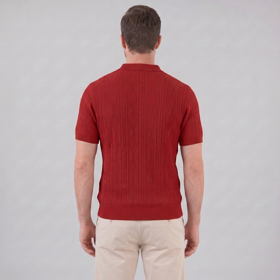 Men's Short Sleeve Polo Shirt - Casual Classic Design