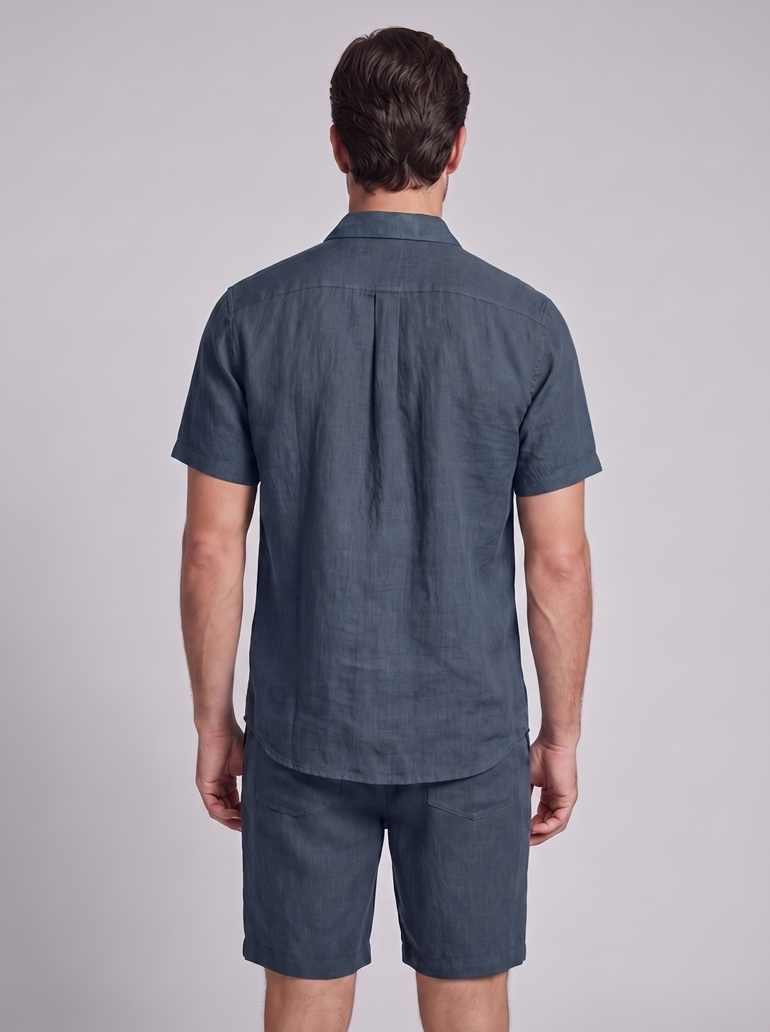 Men's Short Sleeve Shirt and Shorts Co-Ord Set