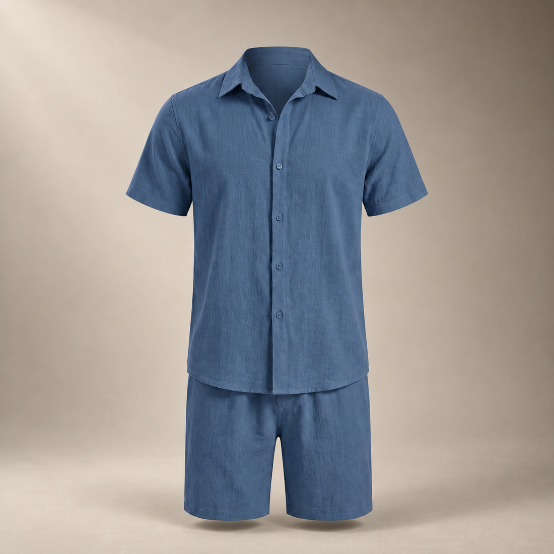 Men's Short Sleeve Shirt and Shorts Co-Ord Set