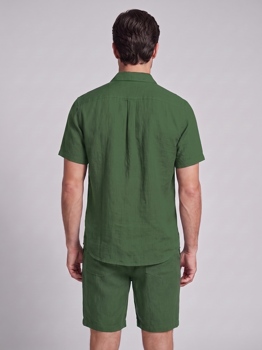 Men's Short Sleeve Shirt and Shorts Co-Ord Set