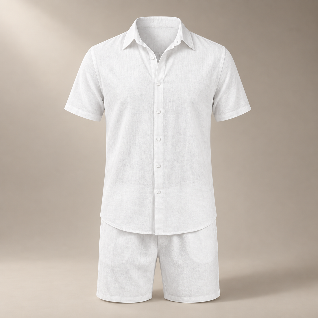 Men's Short Sleeve Shirt and Shorts Co-Ord Set