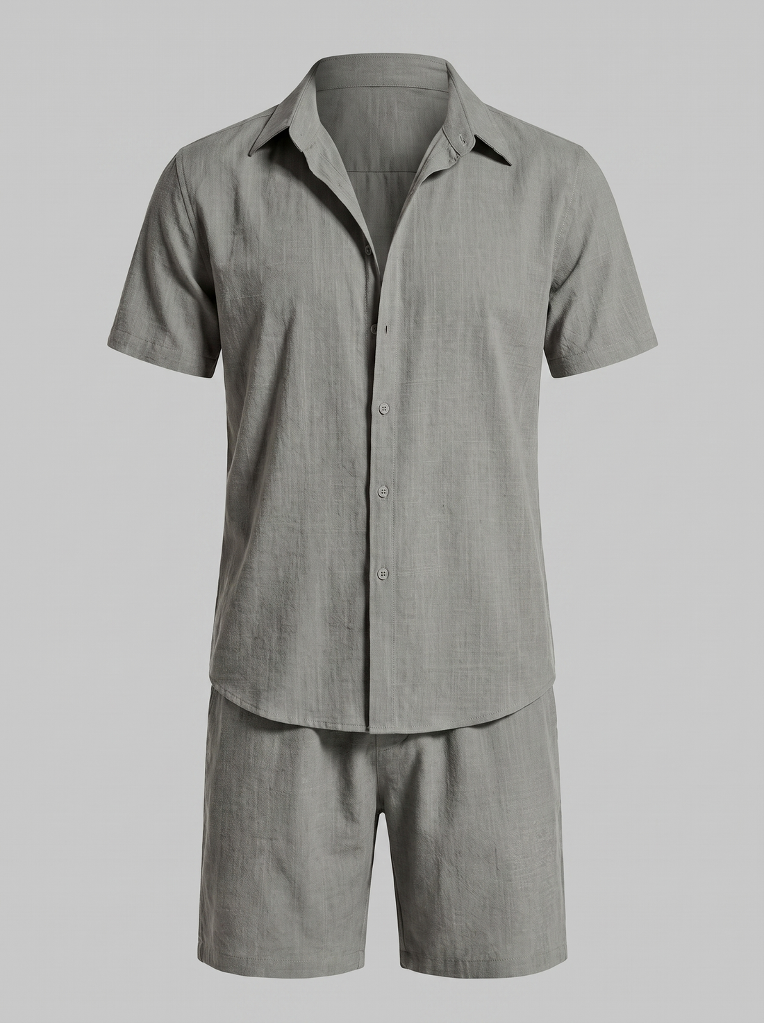 Men's Short Sleeve Shirt and Shorts Co-Ord Set
