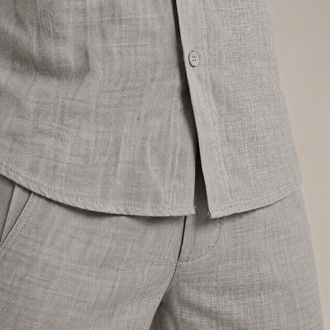 Men's Short Sleeve Shirt and Shorts Co-Ord Set