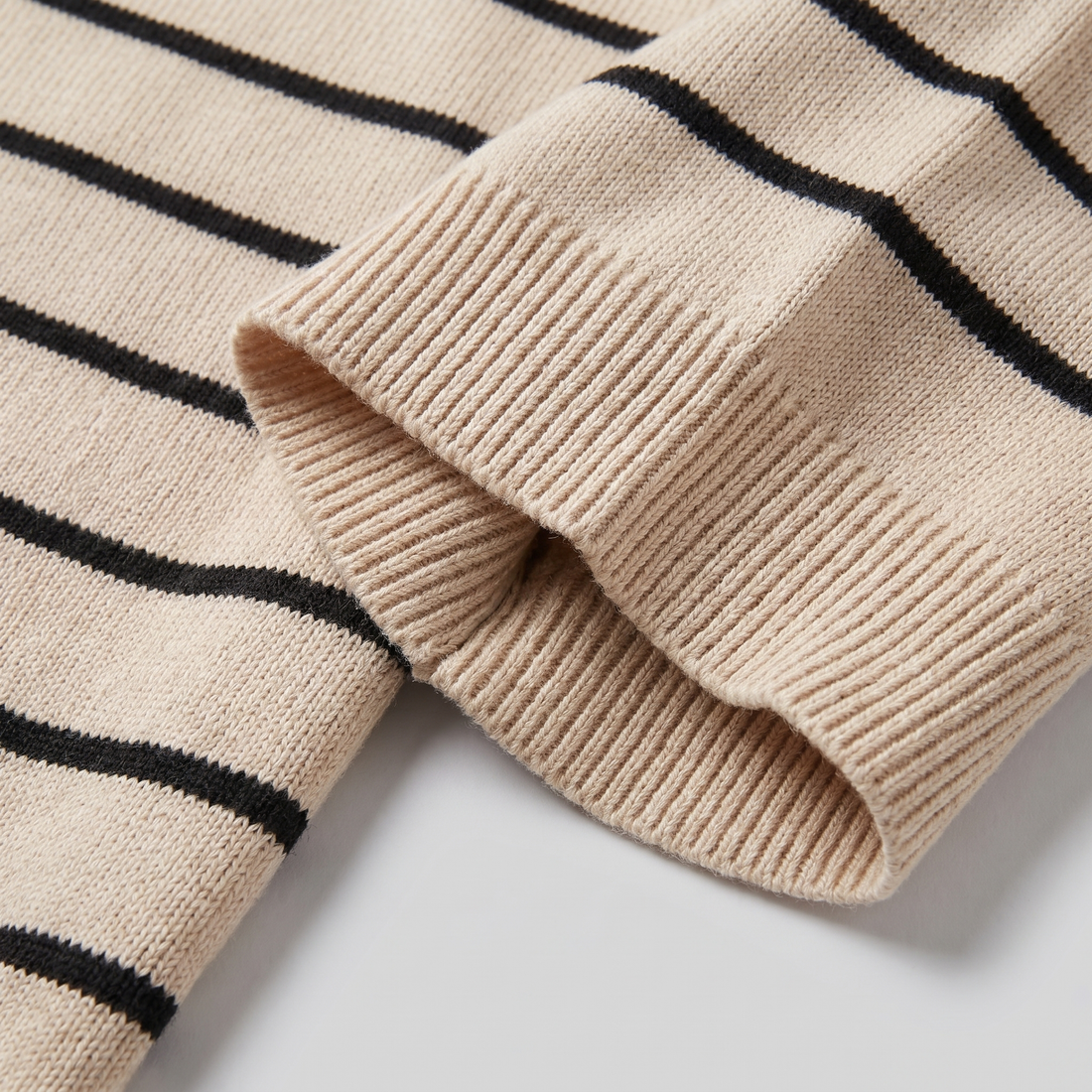Men's Short Sleeve Striped Polo Shirt