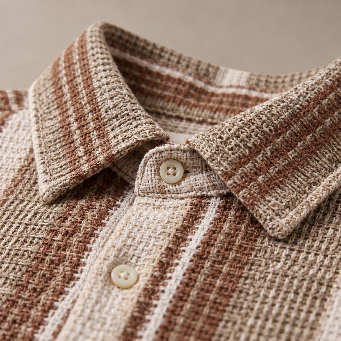 Men's Short-Sleeve Striped Shirt