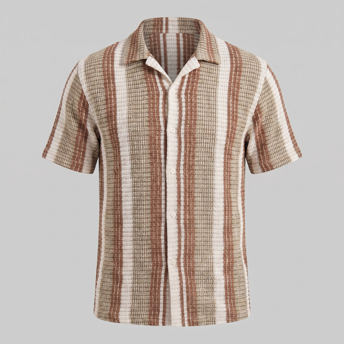 Men's Short-Sleeve Striped Shirt