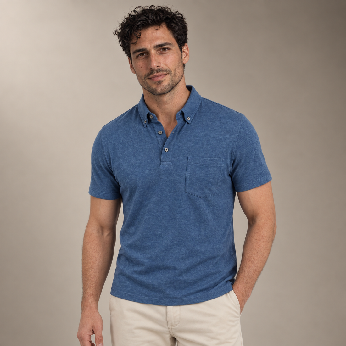 Men's Short Sleeve Summer Polo Shirt