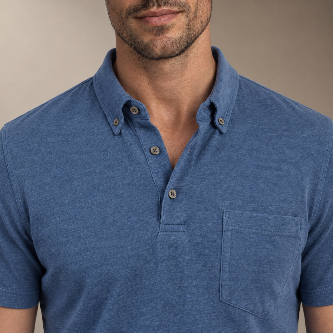Men's Short Sleeve Summer Polo Shirt