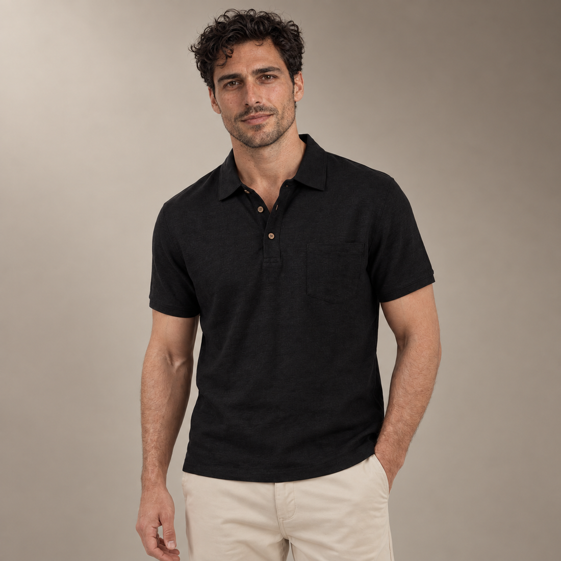 Men's Short Sleeve Summer Polo Shirt