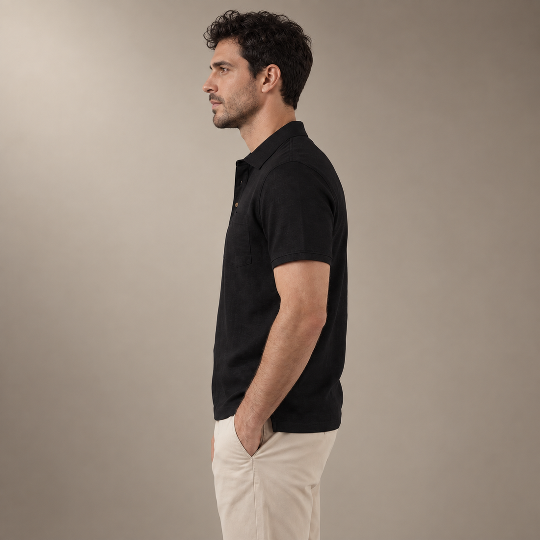 Men's Short Sleeve Summer Polo Shirt