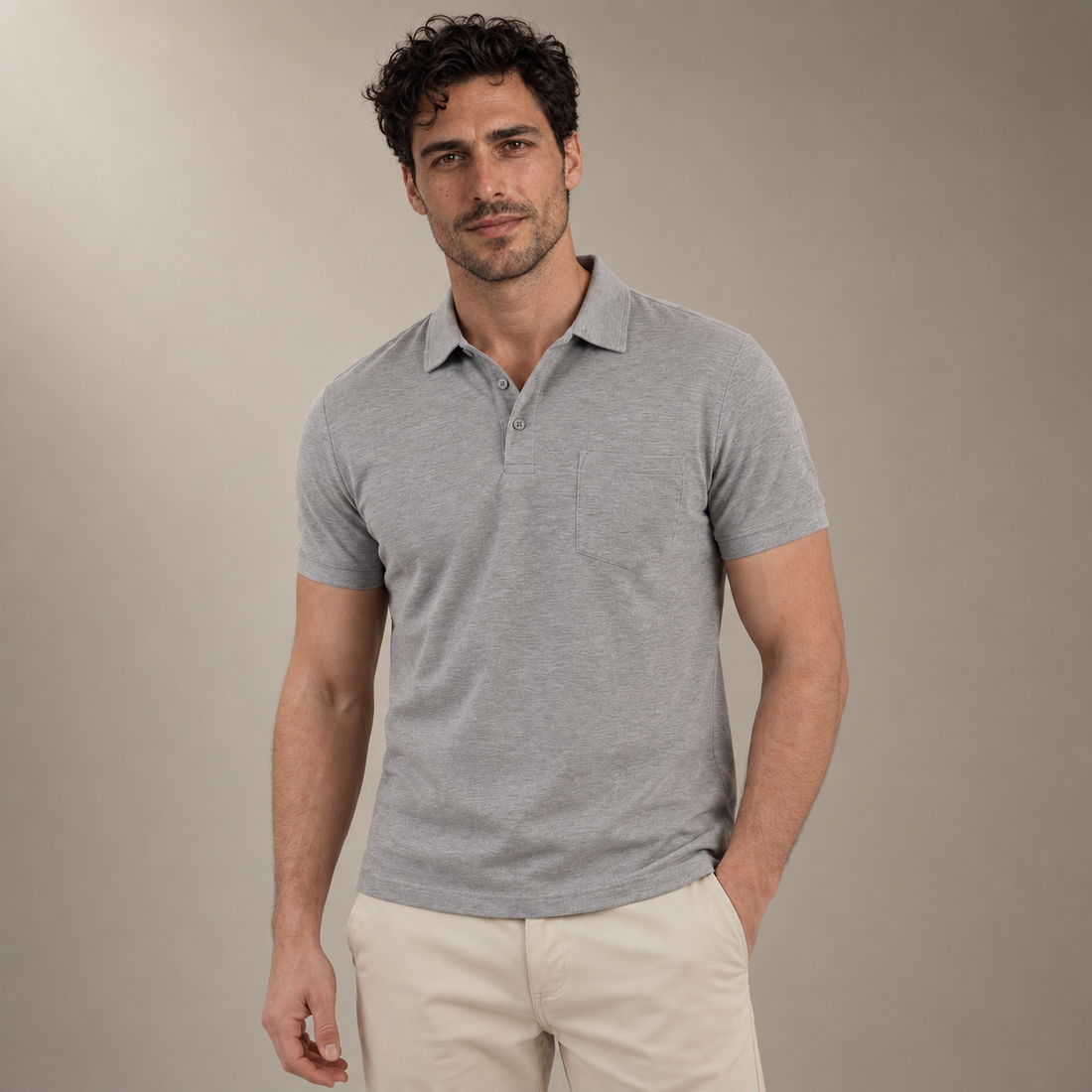 Men's Short Sleeve Summer Polo Shirt