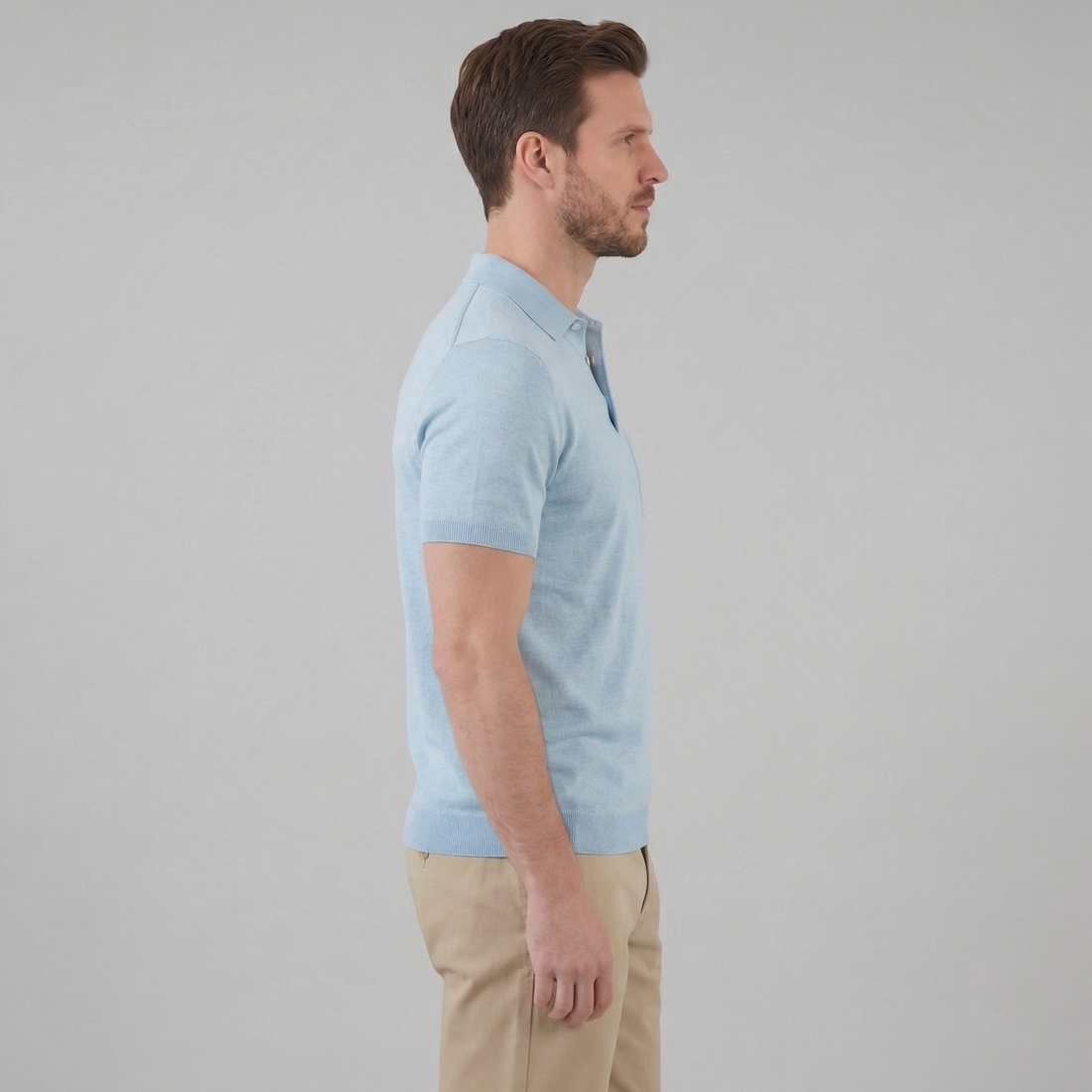 Men's Short Sleeve Summer Polo Shirt