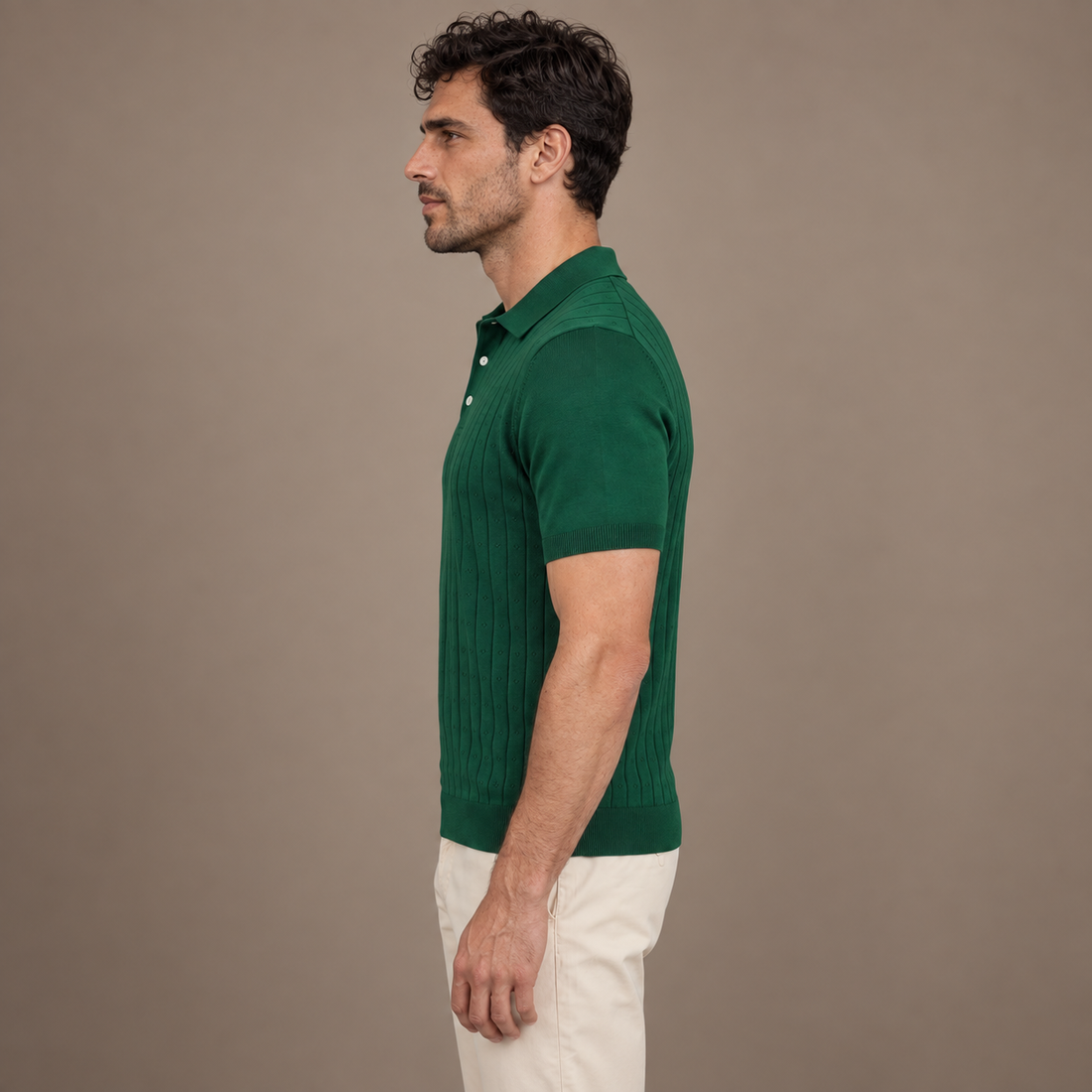 Men's Short-Sleeved Casual Polo Shirt