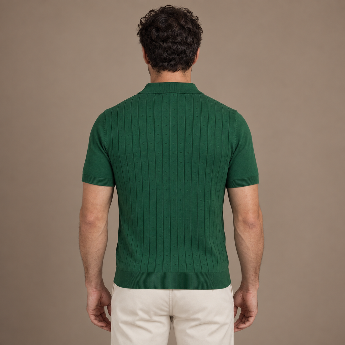 Men's Short-Sleeved Casual Polo Shirt