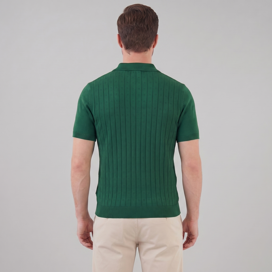 Men's Short-Sleeved Casual Polo Shirt
