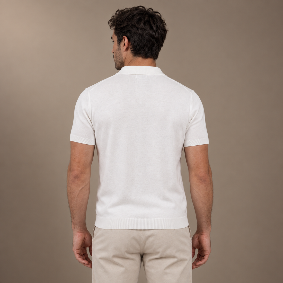 Men's Short-Sleeved Casual Polo Shirt