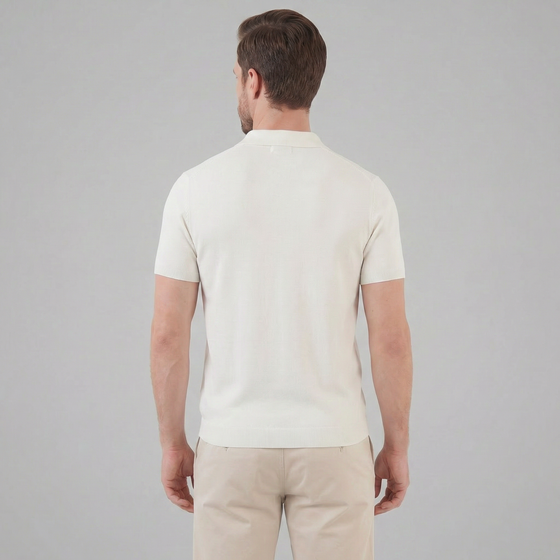 Men's Short-Sleeved Casual Polo Shirt