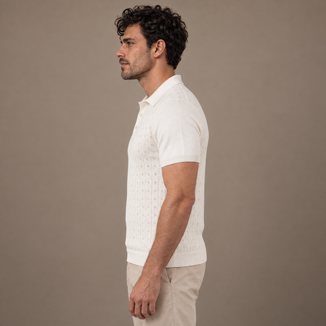 Men's Short-Sleeved Casual Polo Shirt