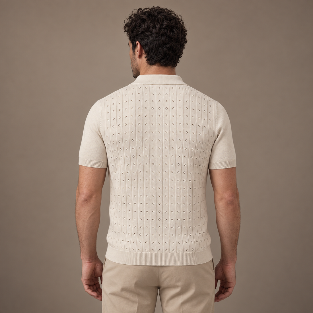 Men's Short-Sleeved Casual Polo Shirt