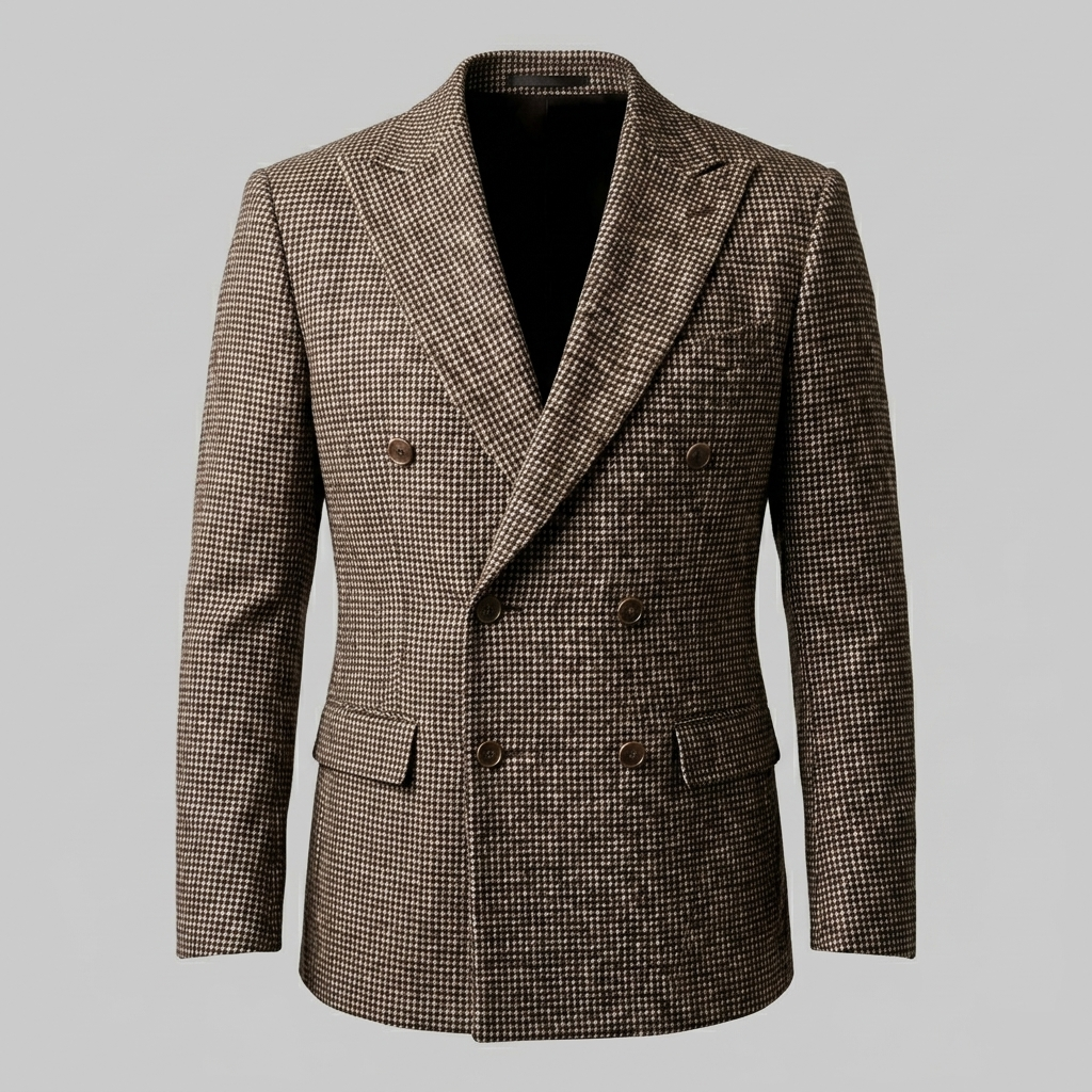 Men's Slim Fit Double-Breasted Blazer