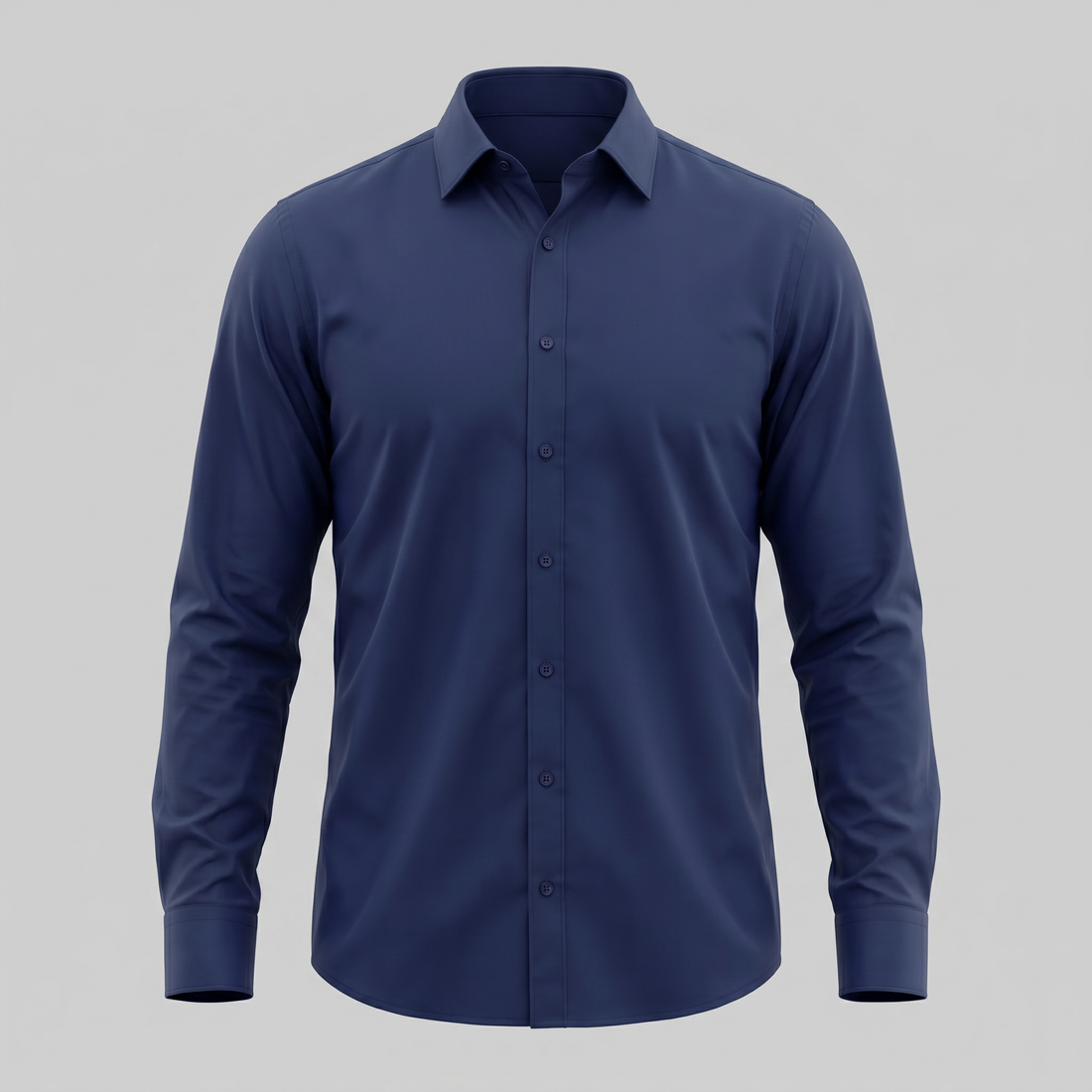 Men's Slim Fit Long-Sleeve Dress Shirt
