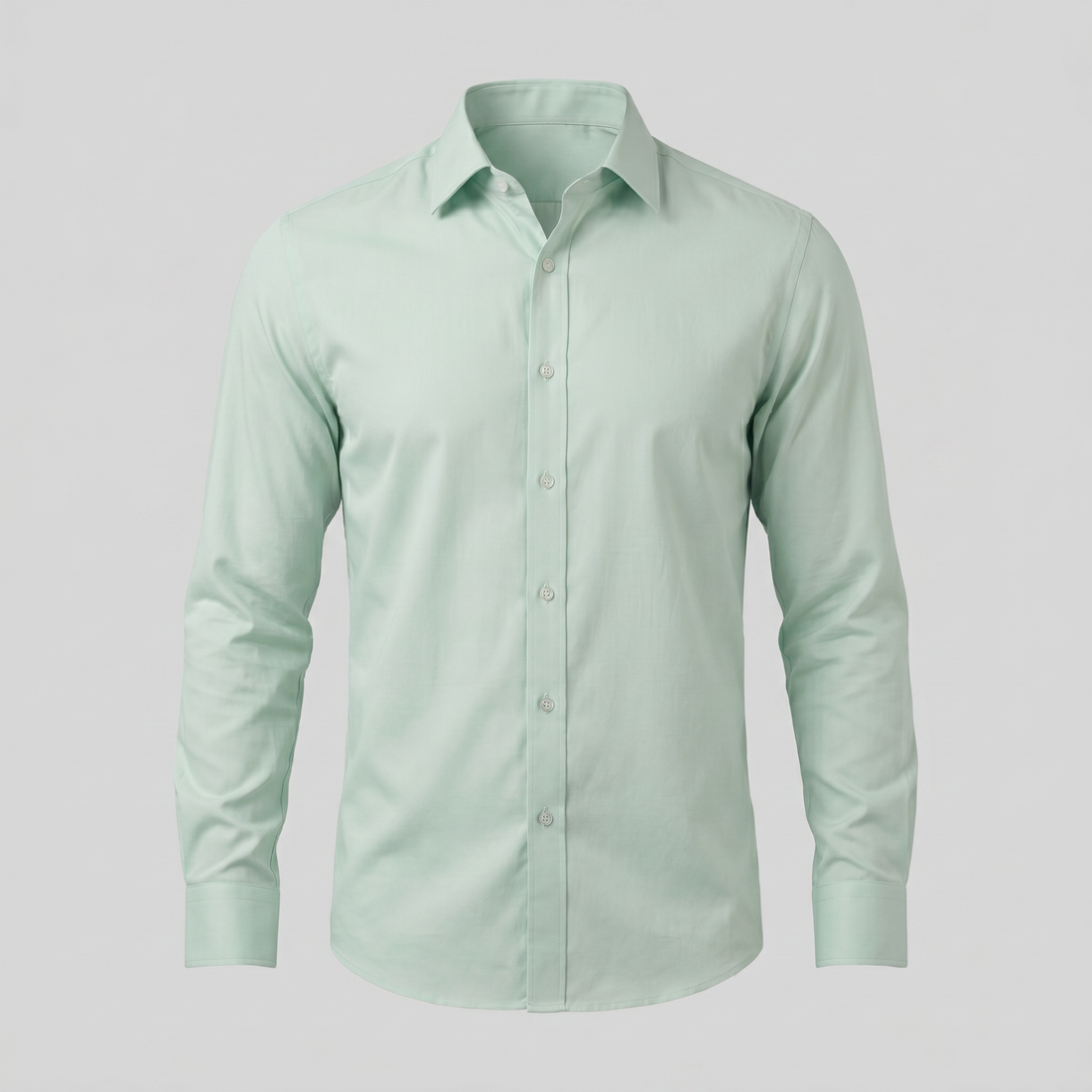 Men's Slim Fit Long-Sleeve Dress Shirt