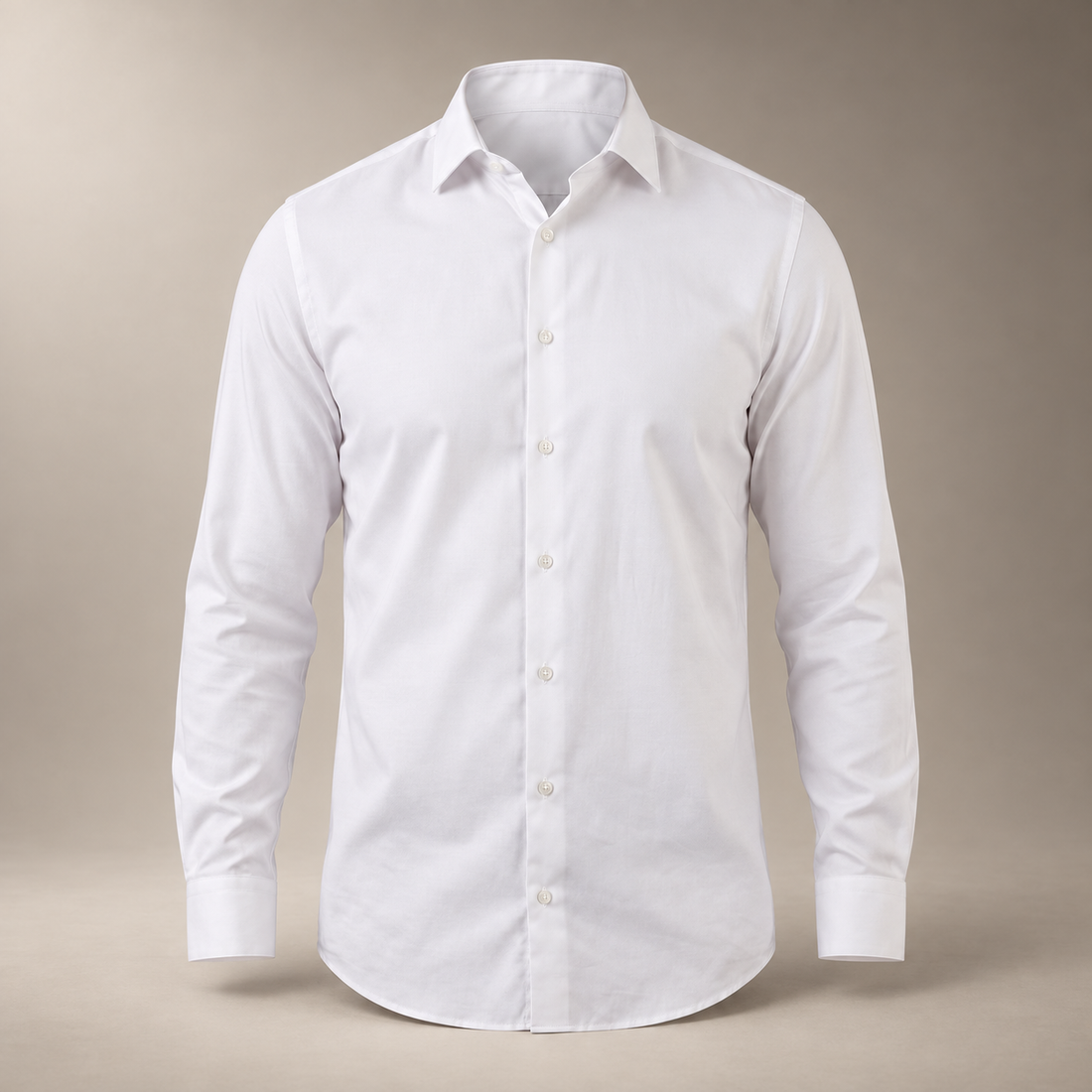 Men's Slim Fit Long-Sleeve Dress Shirt