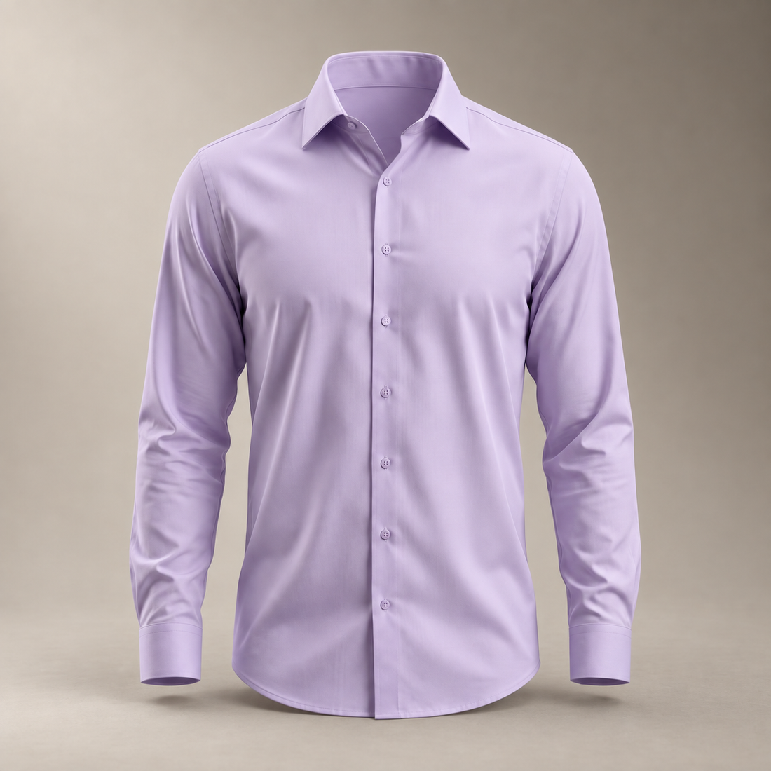 Men's Slim Fit Long-Sleeve Dress Shirt