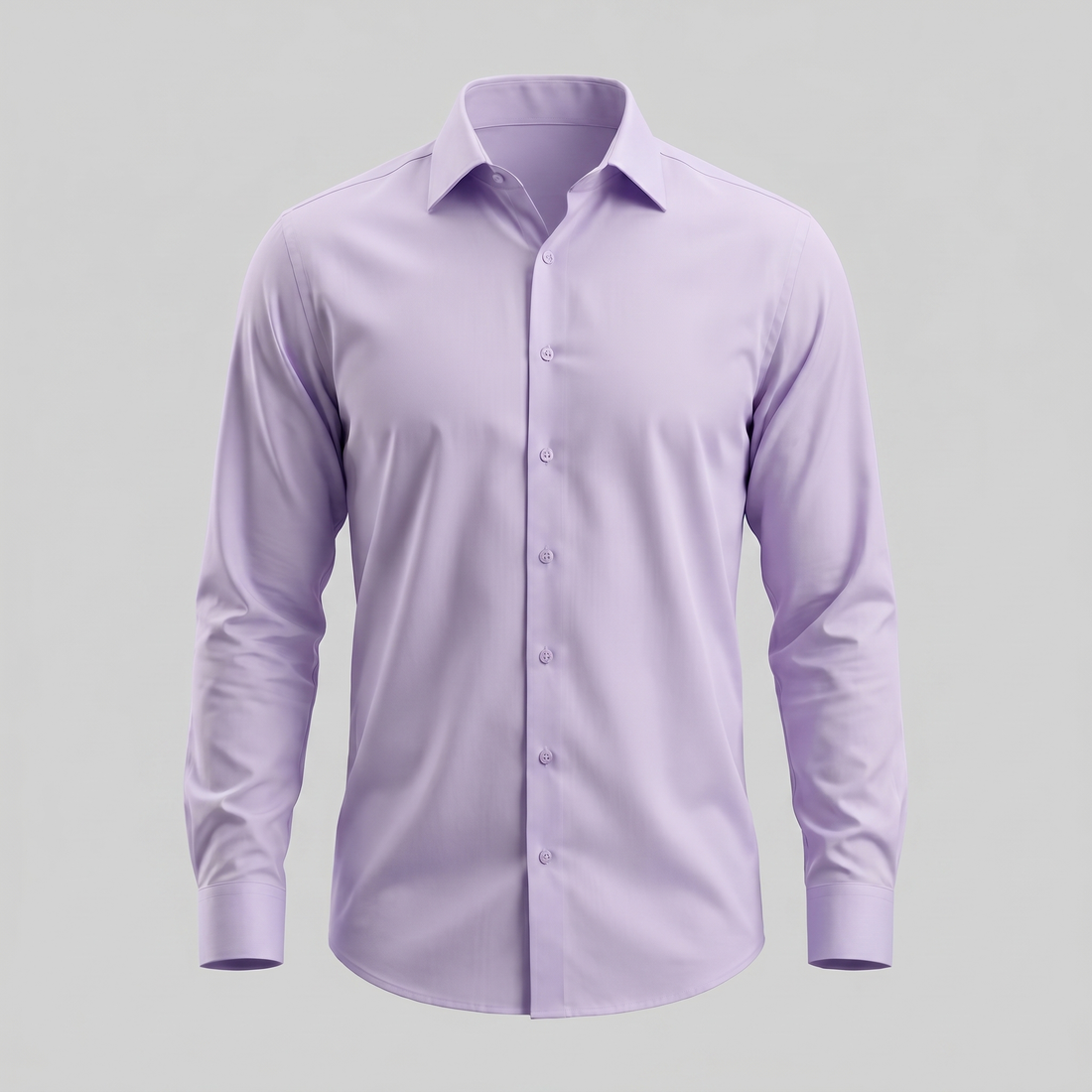 Men's Slim Fit Long-Sleeve Dress Shirt