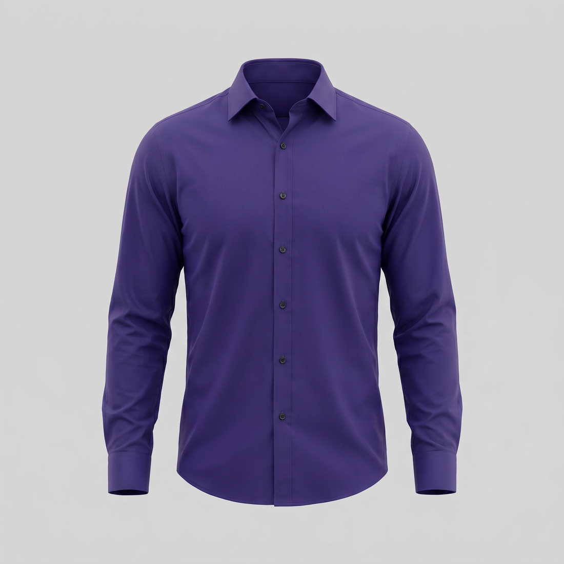 Men's Slim Fit Long-Sleeve Dress Shirt
