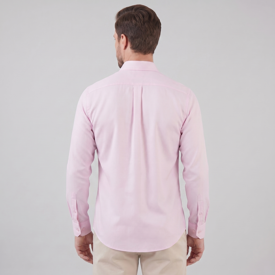 Men's Slim Fit Long-Sleeve Dress Shirt