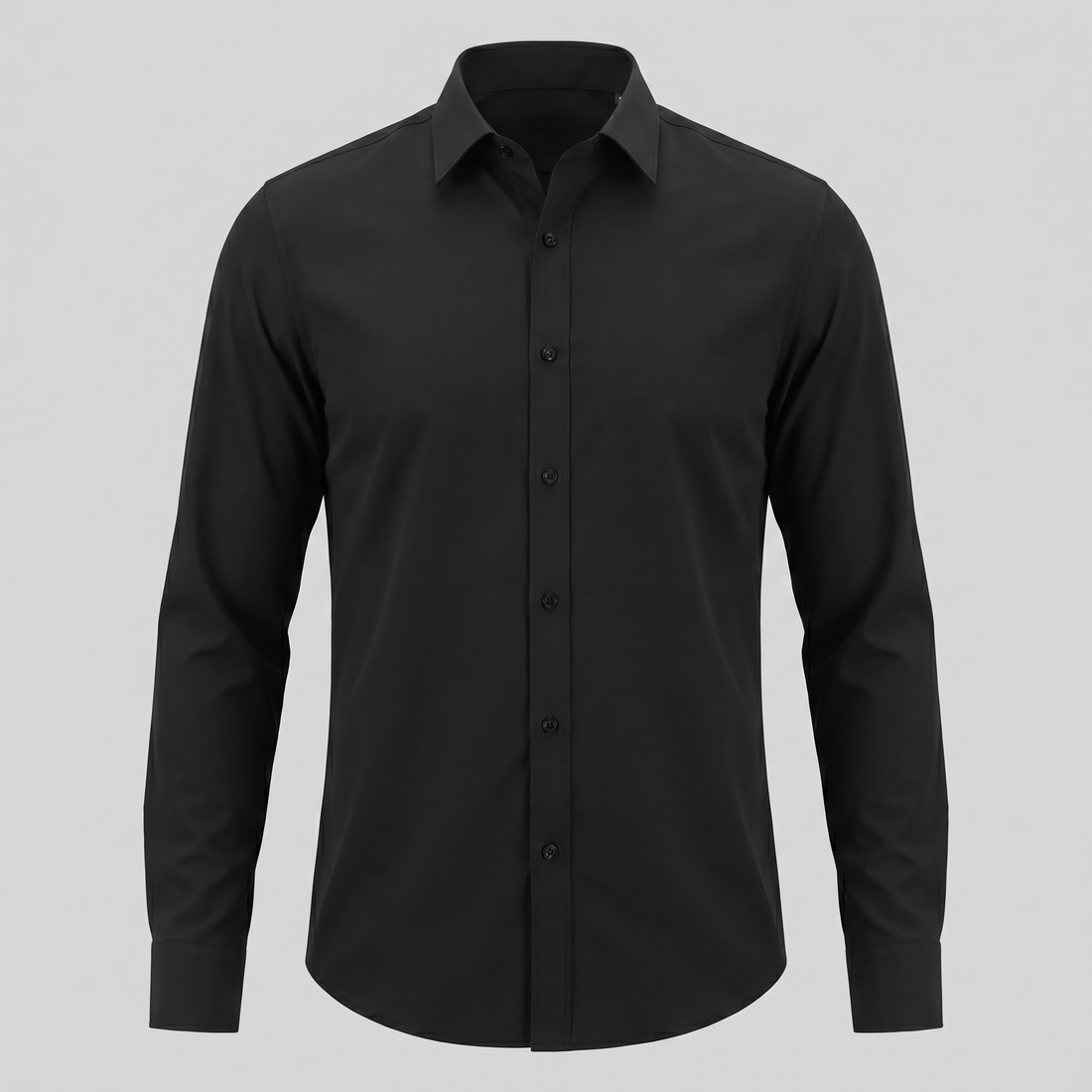 Men's Slim Fit Long-Sleeve Dress Shirt