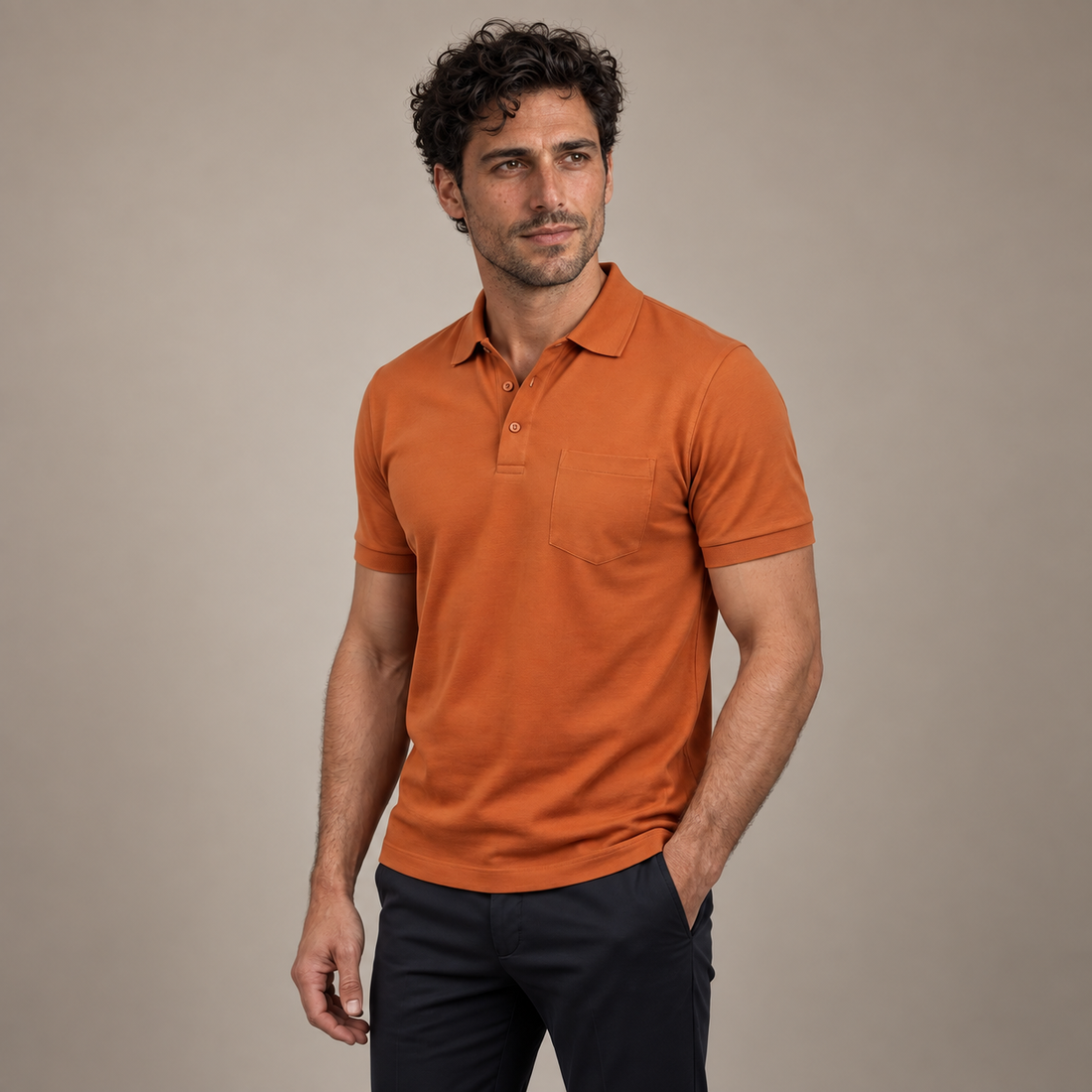 Men's Slim Fit Polo Shirt