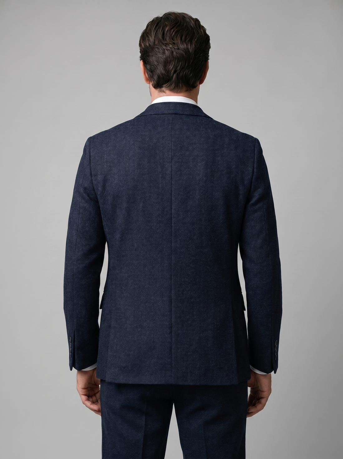 Men's Slim Fit Three-Piece Suit with Vest for Weddings