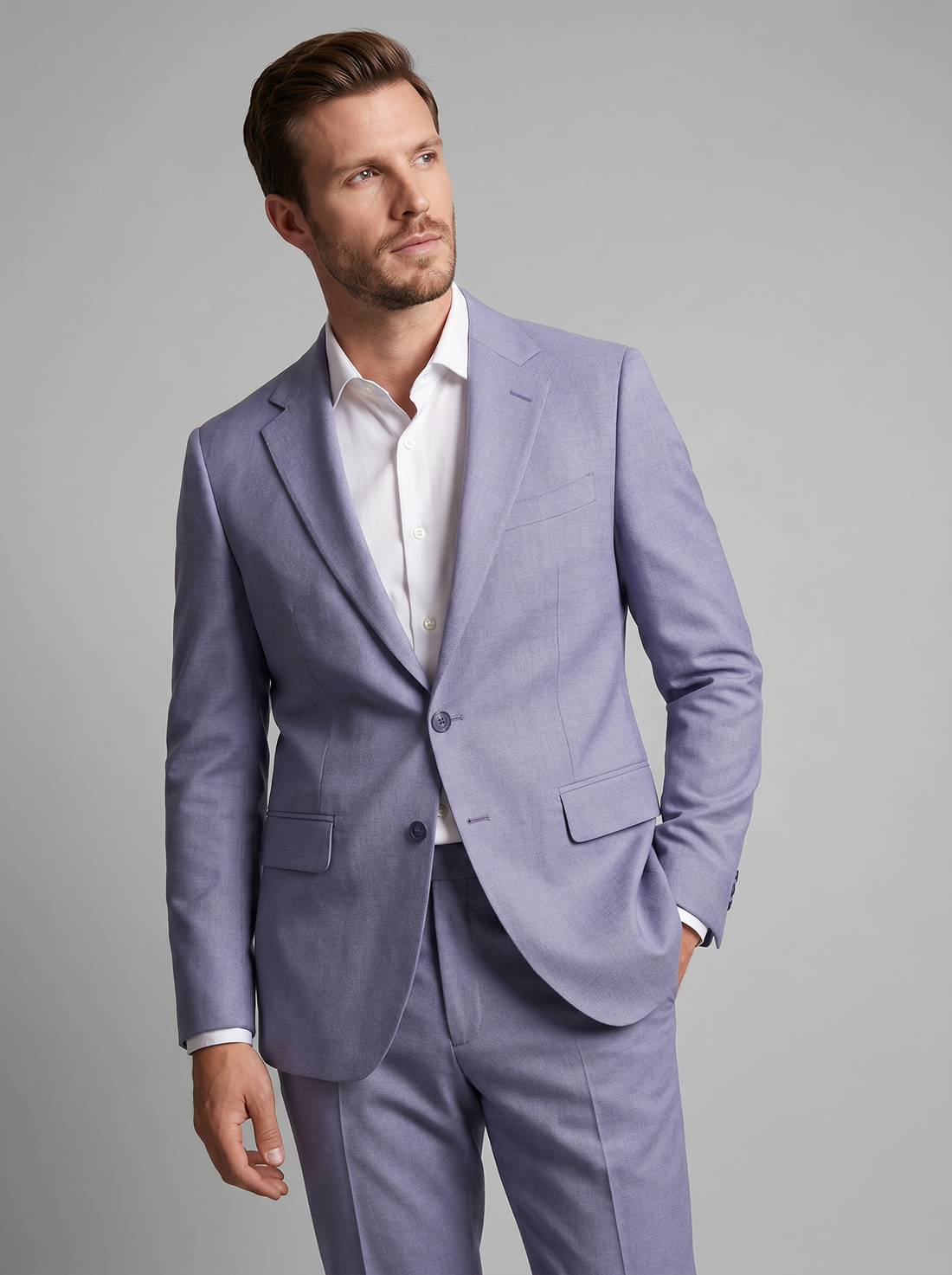 Men's Slim Fit Two Piece Suit - Wedding Guest