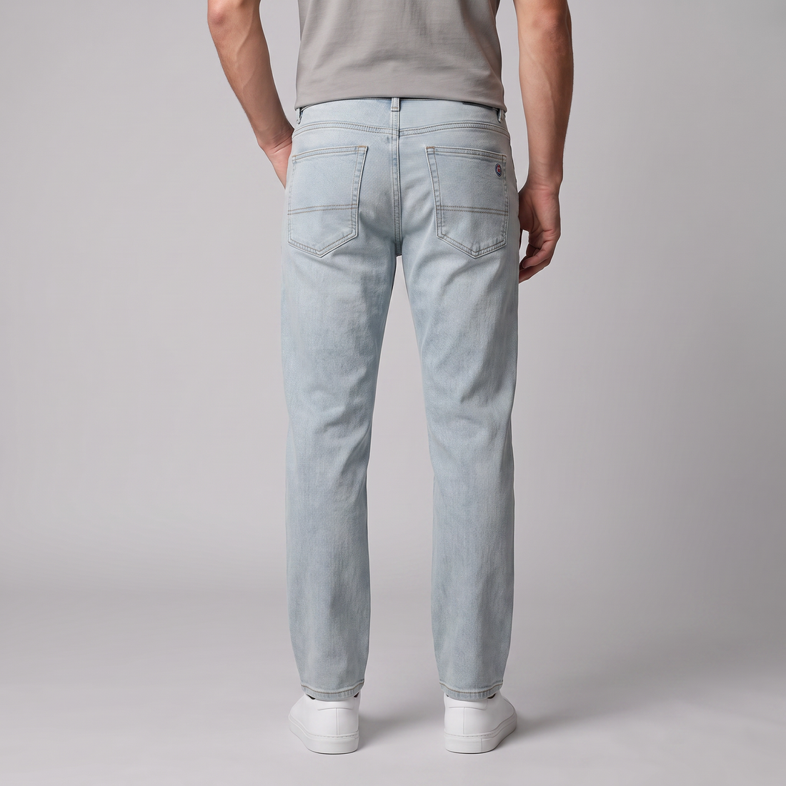 Men's Slim Fit Washed Denim Jeans
