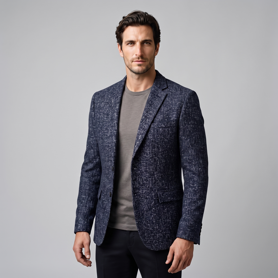 Men's Slim-Fit Winter Blazer Jacket