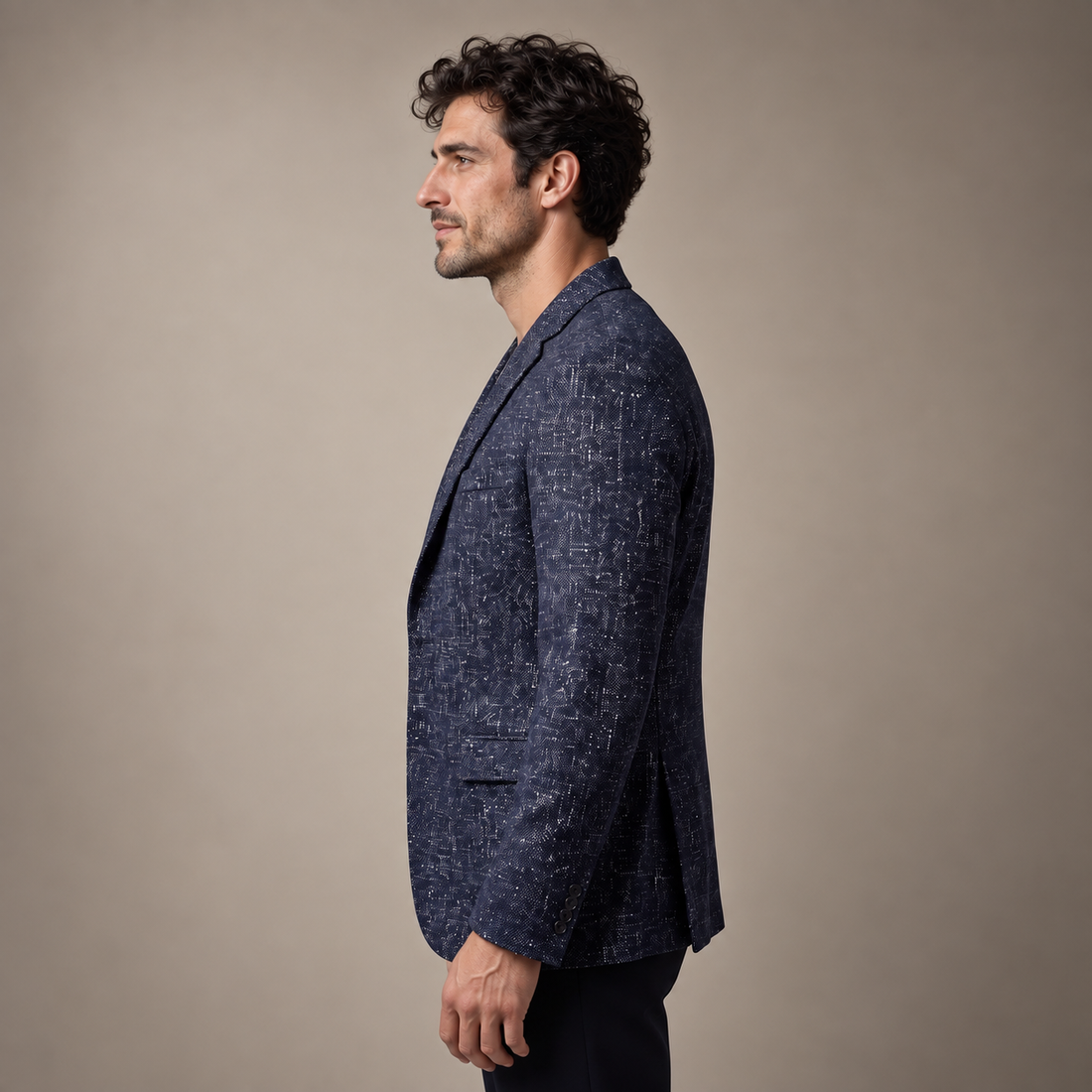 Men's Slim-Fit Winter Blazer Jacket
