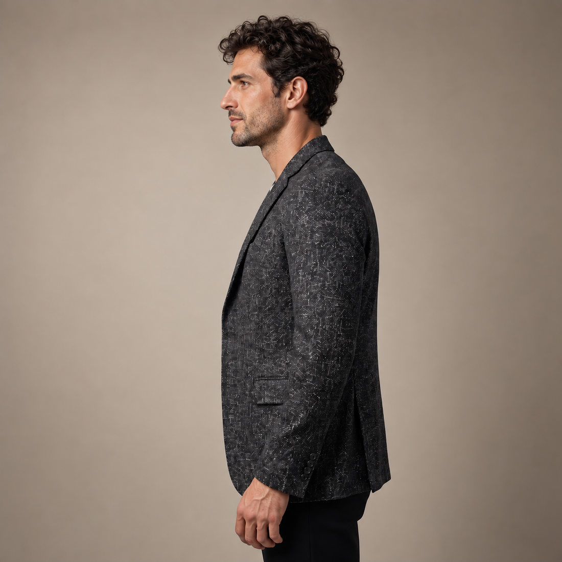 Men's Slim-Fit Winter Blazer Jacket