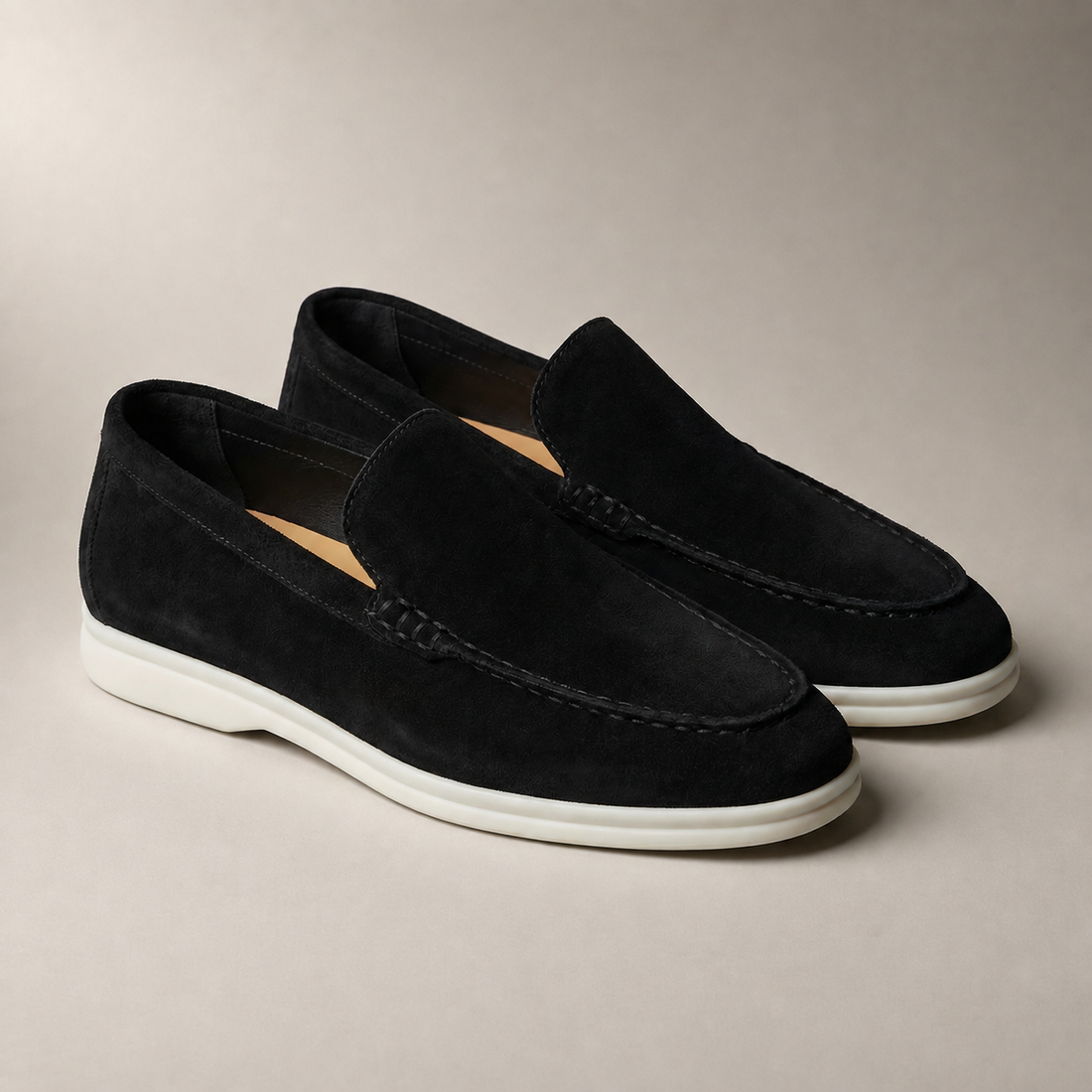 Men's Suede Slip-On Loafers