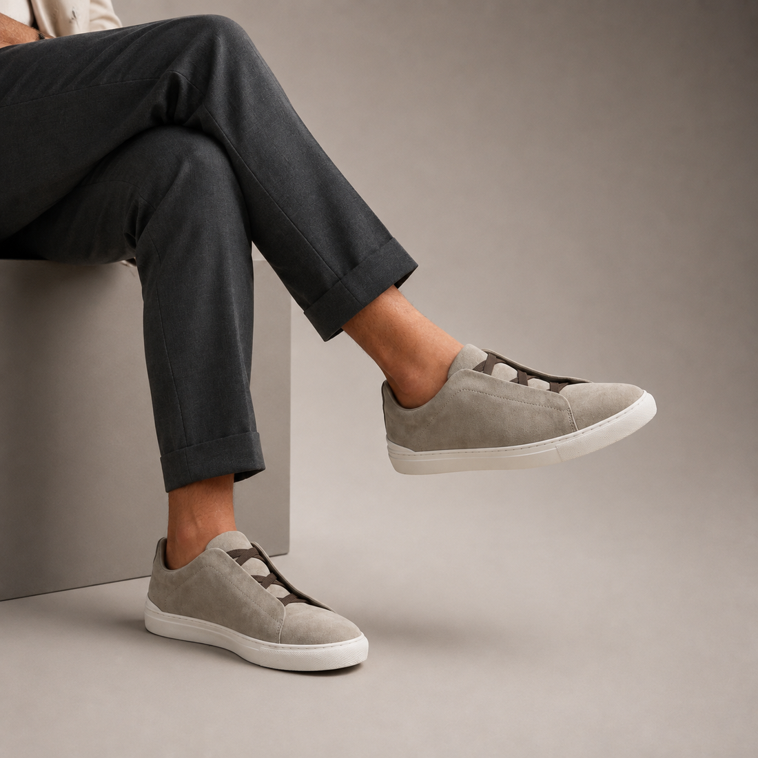Men's Suede Casual Sneakers