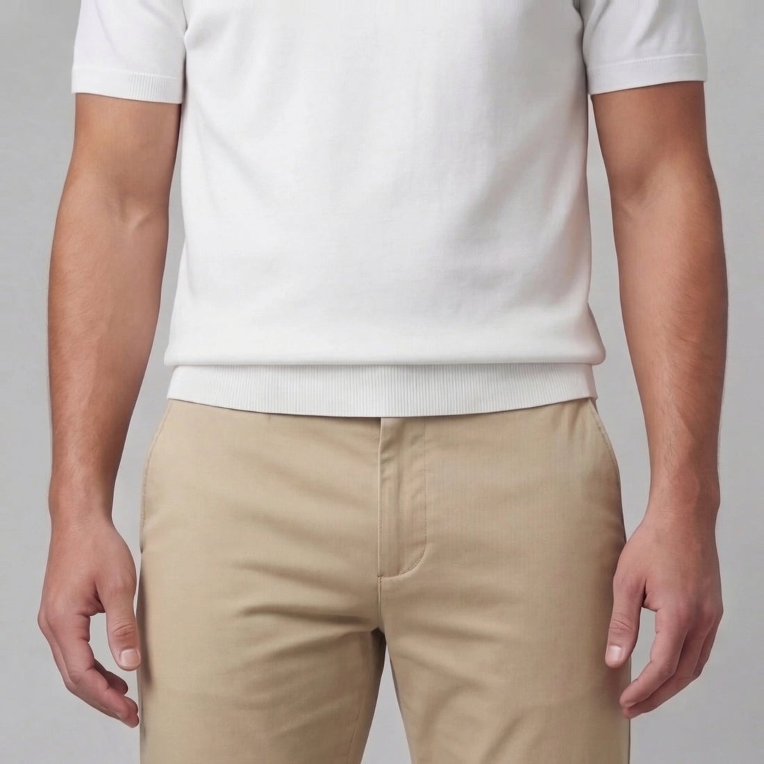 Men's Straight-Fit Chino Trousers