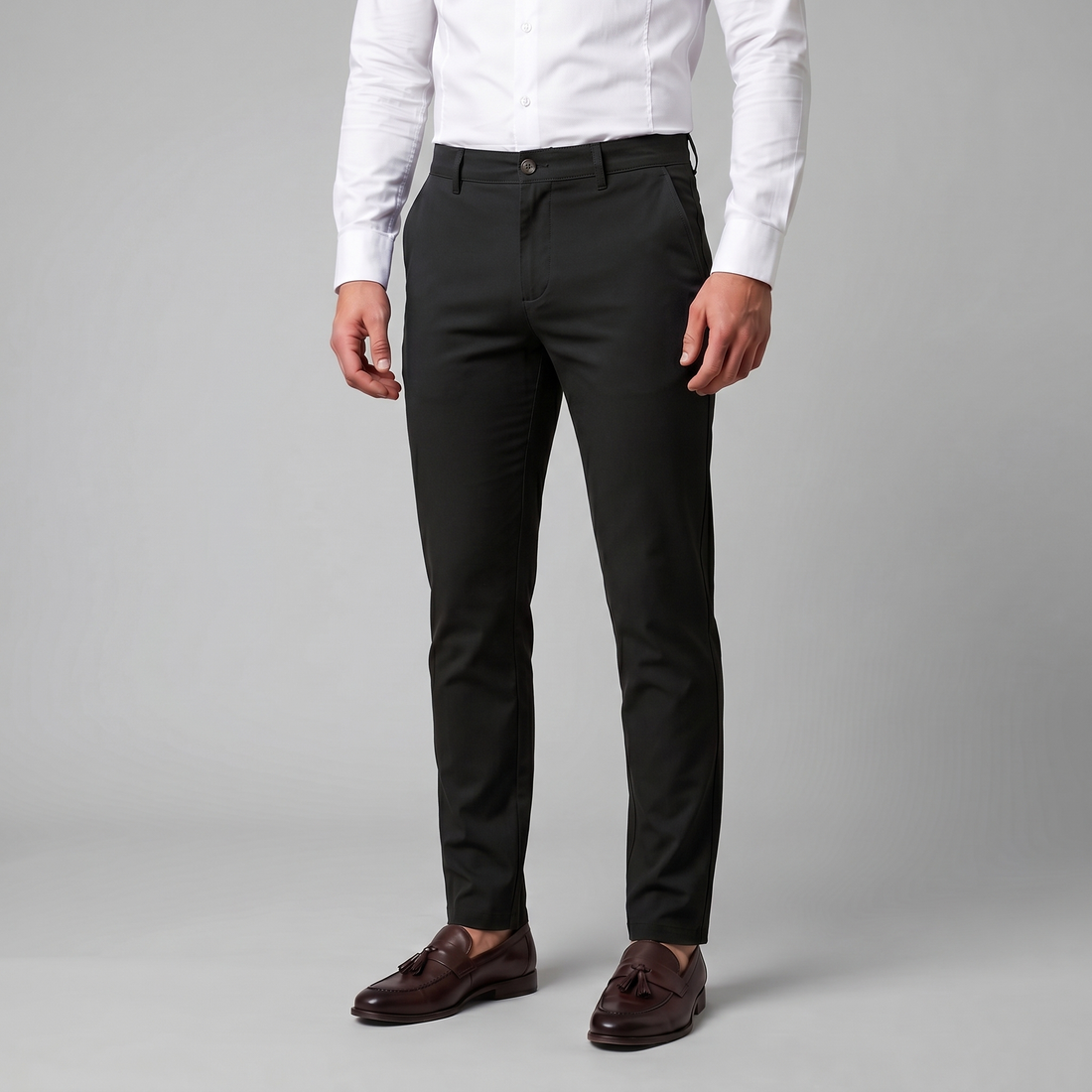 Men's Straight Leg Chino Trousers