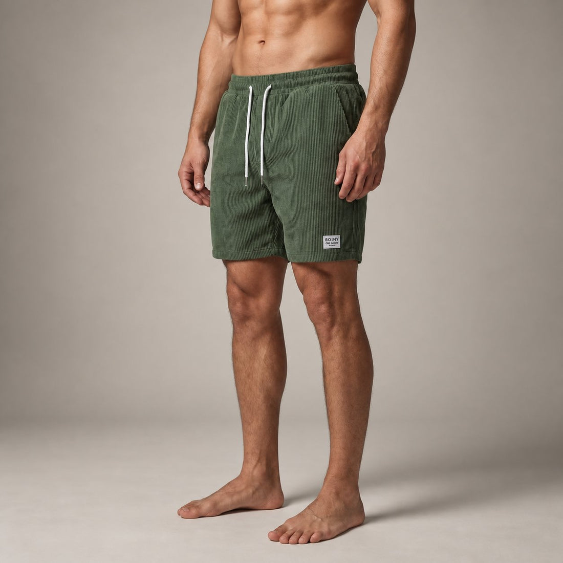 Men's Striped Swim Shorts